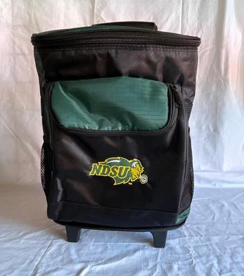 NDSU backpack cooler with wheels