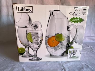 Libby water glasses and pitcher
