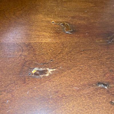 ANTIQUE VANITY and GLASS FOOTED STOOL HUNTLEY SIMMONS FURNITURE COMPANY