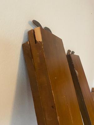 BEAUTIFUL ANTIQUE DOUBLE/FULL BED FRAME BY HUNTLEY SIMMONS