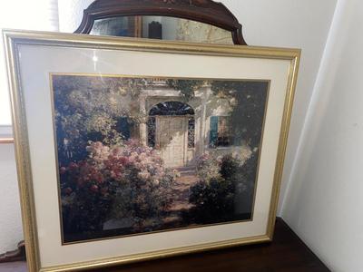 ABBOTT FULLER "GRAVES DOORWAY" FRAMED PICTURE