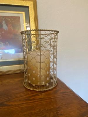 MONET PRINTS, MUSIC BOX AND CANDLE