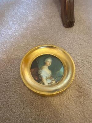 MONET PRINTS, MUSIC BOX AND CANDLE