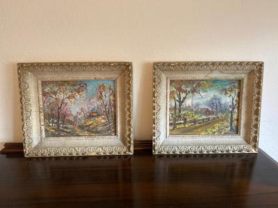 2 VINTAGE OIL PAINTINGS