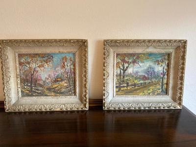 2 VINTAGE OIL PAINTINGS