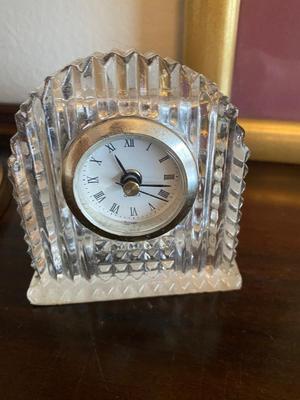 RAISED ART PICTURES, GLASS LAMP AND CLOCK