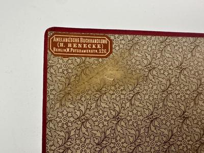 Bernhard Tauchnitz, 1843 - Copyright Edition