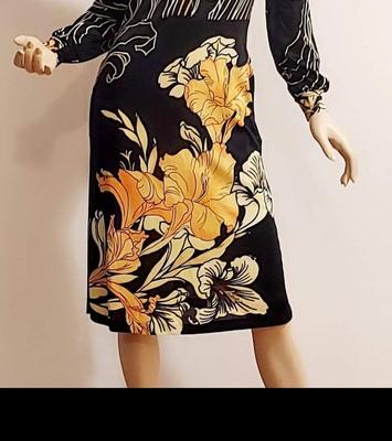 Vtg 60-70s Mac Tac Paris wiggle dress
