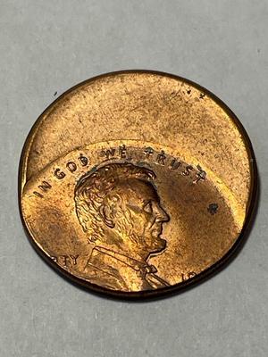 OFF-CENTER ERROR LINCOLN CENT AS PICTURED.