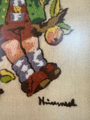 Hummel Framed Embroidery