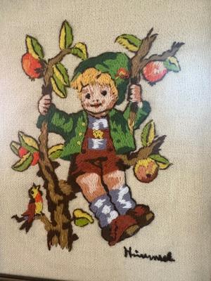 Hummel Framed Embroidery