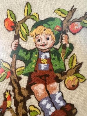 Hummel Framed Embroidery