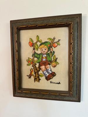 Hummel Framed Embroidery