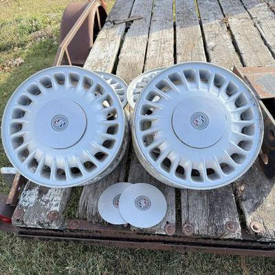 Vehicle rims from a Buick