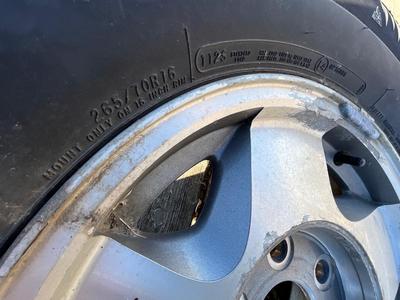 Winter tires, 4 plus spare. 265/70 R16 Stud Pin Winter X5i