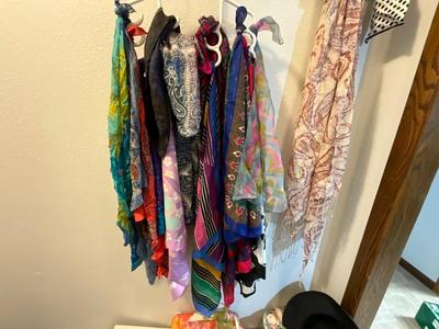Very large amount of scarfs