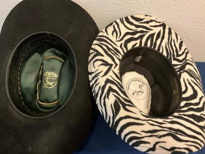 Cowboy Hats, Atwood and Western Express Size...7 5/8