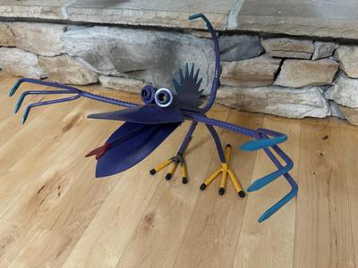 Purple Metal Critter / Steam Punk