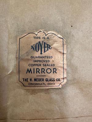 NOYER Giltwood & Ribbon Rose Wall Mirror