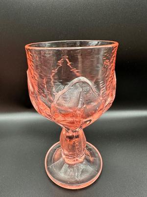 Vintage Tiffin Franciscan Cabaret Pink Lotus Wine Goblets - Set of (8)