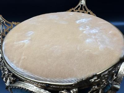 Antique French Glass Jewelry Case
