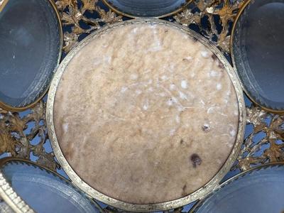 Antique French Glass Jewelry Case