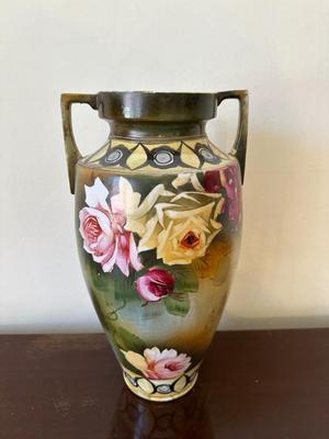 Hand Painted Large Vase