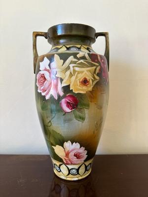 Hand Painted Large Vase