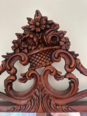 Vintage Venus Wood Carving Co. Mirror