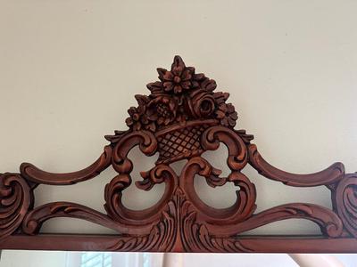 Vintage Venus Wood Carving Co. Mirror