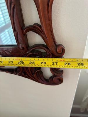 Vintage Venus Wood Carving Co. Mirror