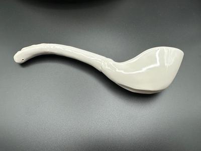Capodimonte Italian Porcelain Fruit Tureen Ladle And Underplate