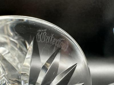 WATERFORD Crystal Salt & Pepper Shakers. (See Details)