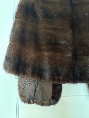 Gus Mayer Fur Capelet with Pockets