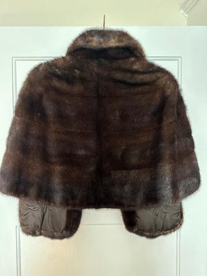 Gus Mayer Fur Capelet with Pockets