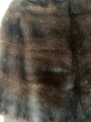 Gus Mayer Fur Capelet with Pockets