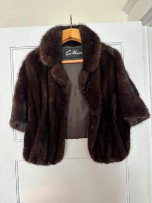 Gus Mayer Fur Capelet with Pockets