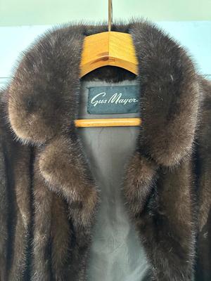Gus Mayer Fur Capelet with Pockets