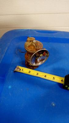LOT 5 EARLY CARBIDE MINERS LAMP