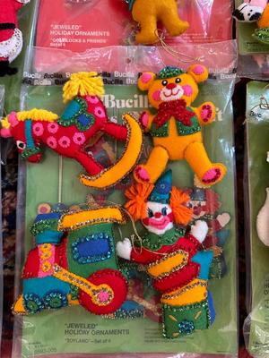 Handmade Buscilla Christmas Needlecraft Ornaments (30+)