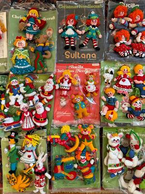 Handmade Buscilla Christmas Needlecraft Ornaments (30+)