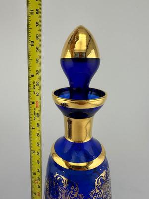 Cobalt Blue Decanter Set