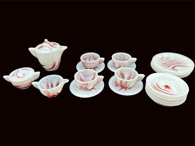 Vintage Akro Agate Children’s Tea Set