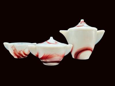 Vintage Akro Agate Children’s Tea Set