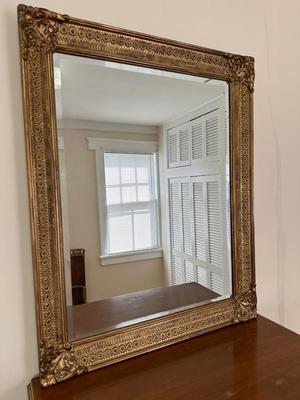 Vintage Fashion Plate Wall Mirror