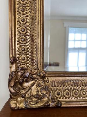 Vintage Fashion Plate Wall Mirror