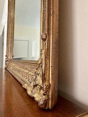 Vintage Fashion Plate Wall Mirror