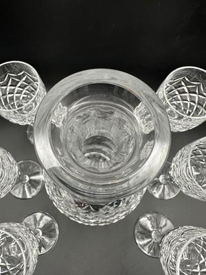 Crystal Decanter & (6) Drinking Glasses