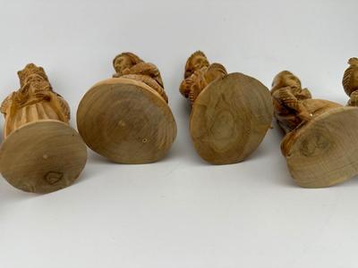 Nativity Set Hand Carved Olive Wood