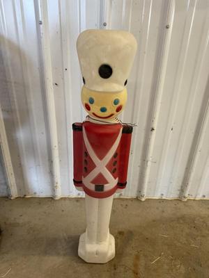 Blow mold nutcracker